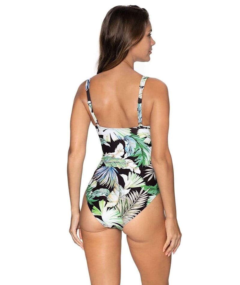 Nip Tuck Kakadu Joanne Twist Front A-DD Cup One Piece Swimsuit - Black - Image 2