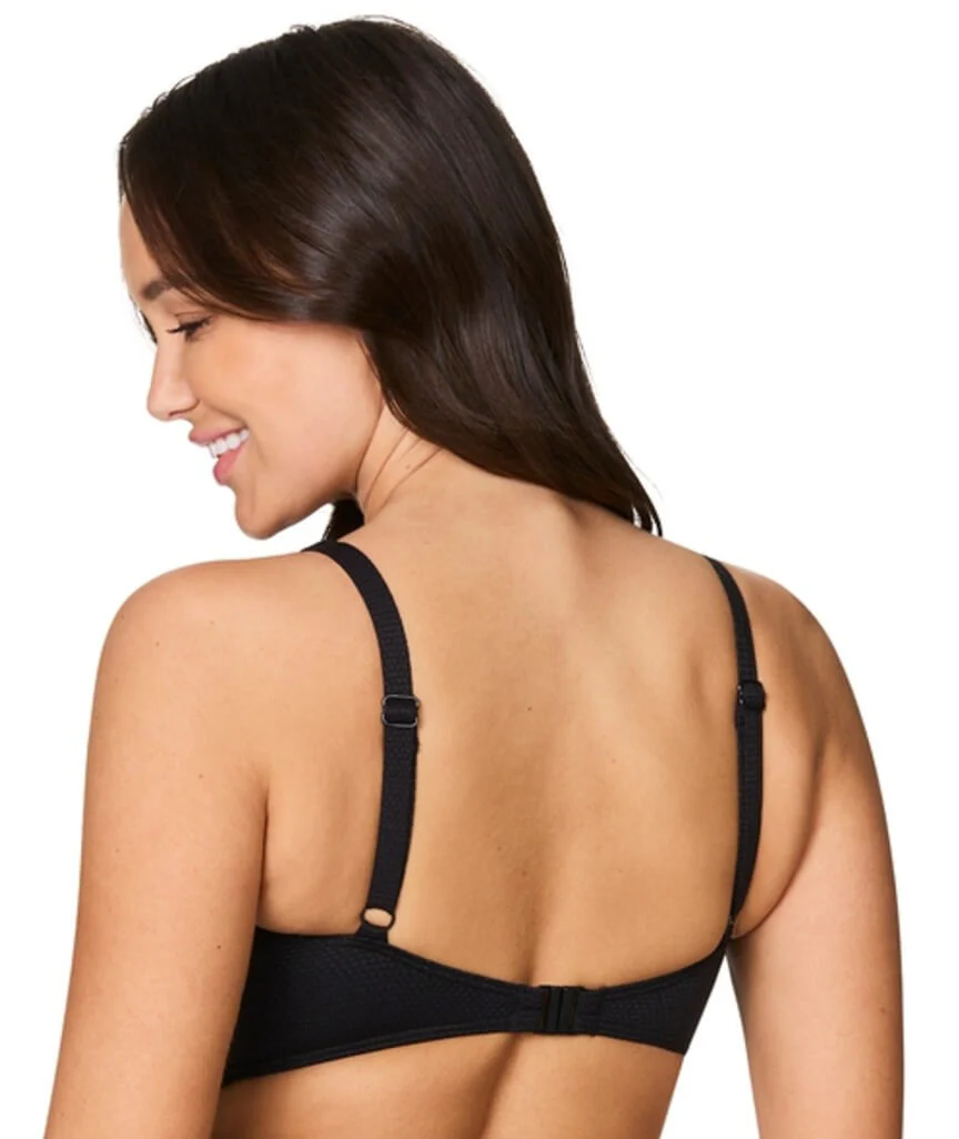 Nip Tuck Must Haves Louise Cross Front Bikini Top - Black - Image 7