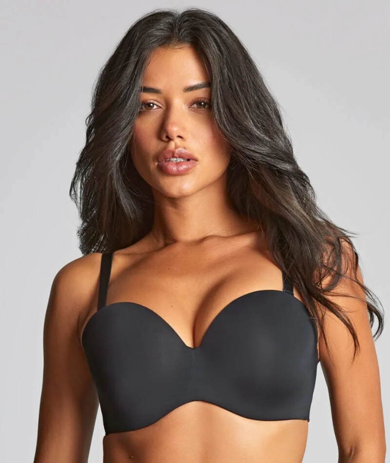 Panache 365 Strapless Underwired Bra - Black - Image 2