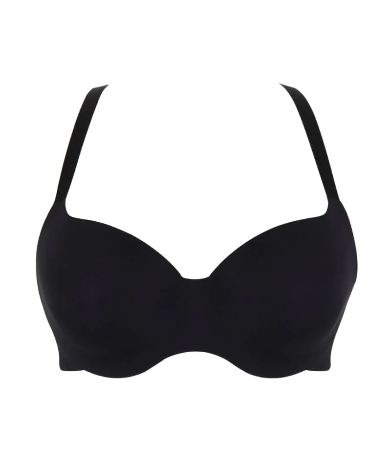 Panache 365 Underwired T-Shirt Bra - Black - Image 13