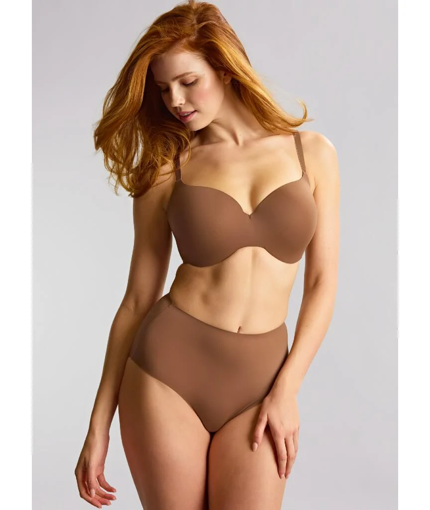 Panache 365 Underwired T-Shirt Bra - Cocoa - Image 3