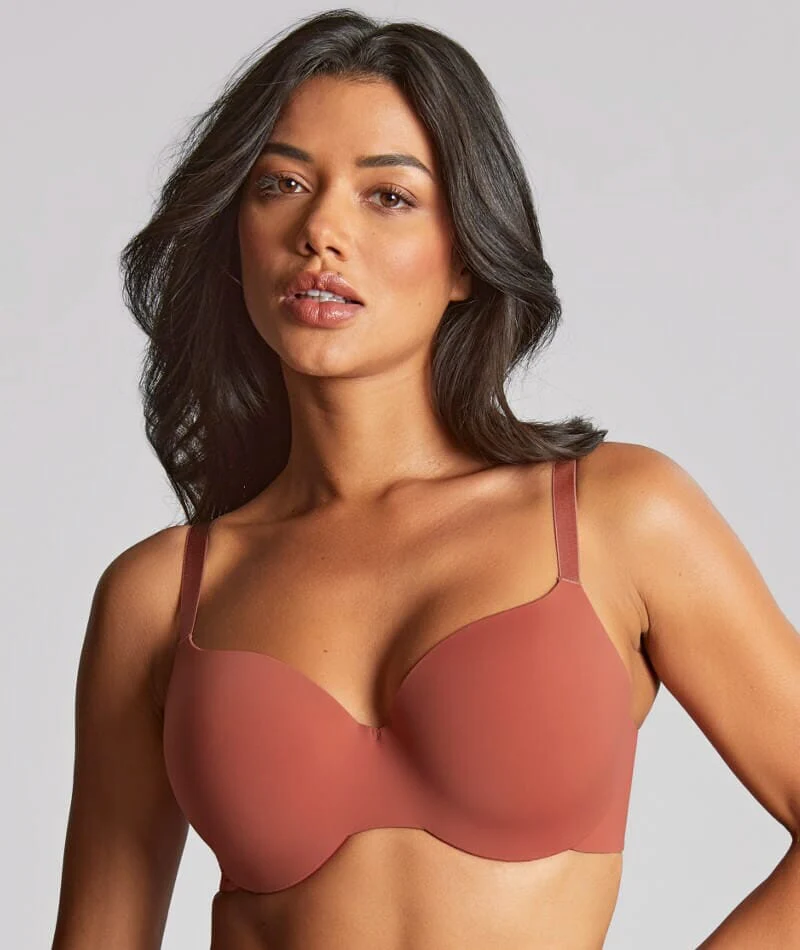 Panache 365 Underwired T-Shirt Bra - Lipstick - Image 2