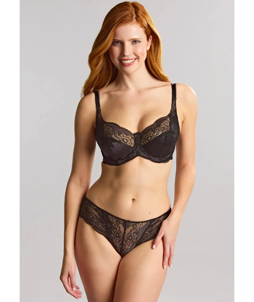 Panache Clara Full Cup Underwired Bra - Charcoal/Black - Image 18
