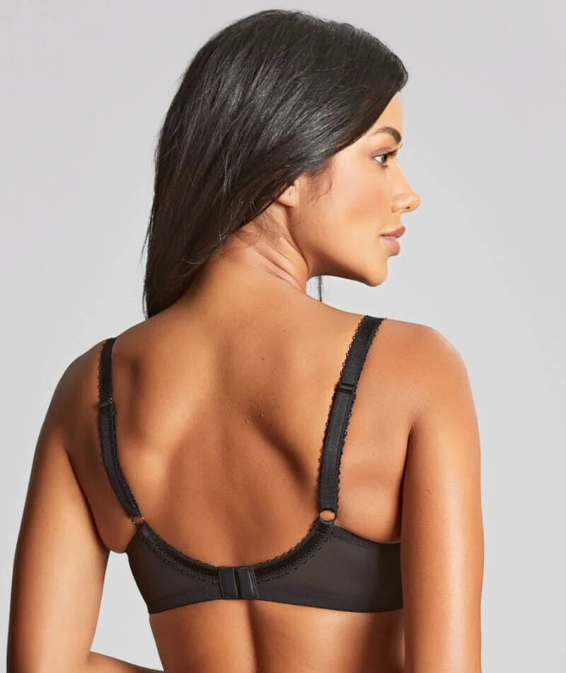 Panache Clara Full Cup Underwired Bra - Charcoal/Black - Image 6