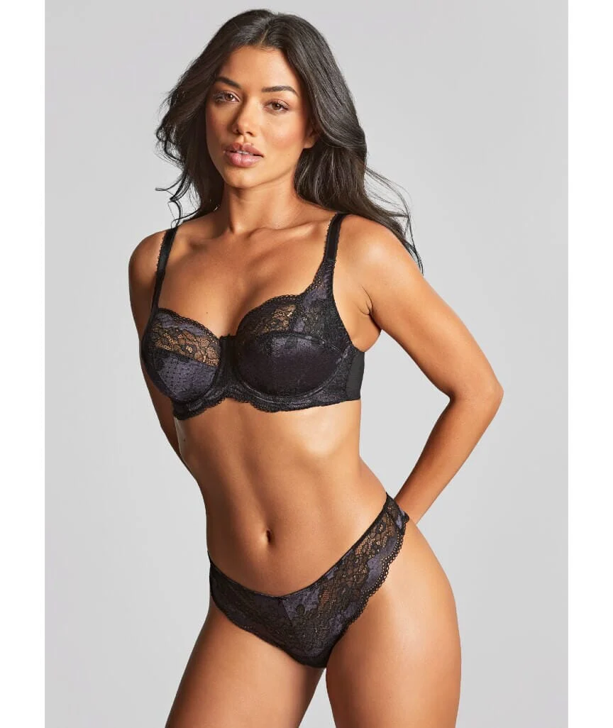 Panache Clara Thong - Black - Image 4