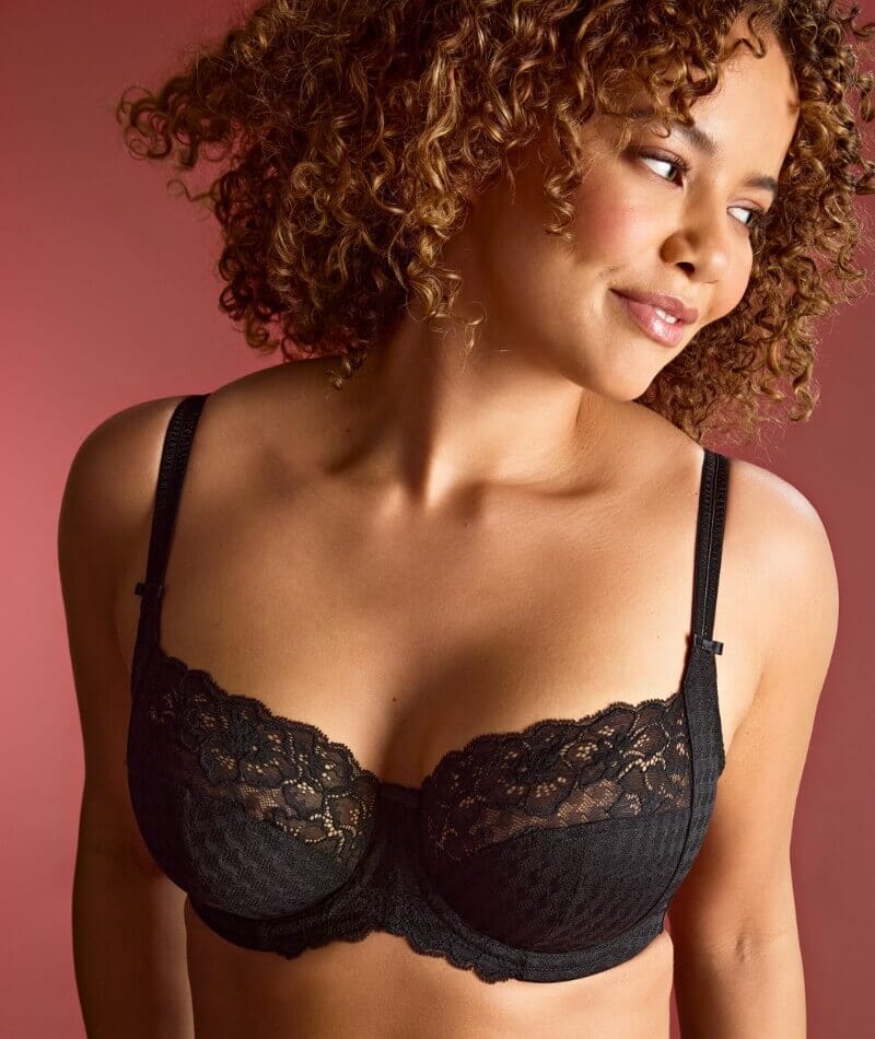 Panache Envy Full Cup Underwire Bra - Black - Image 4