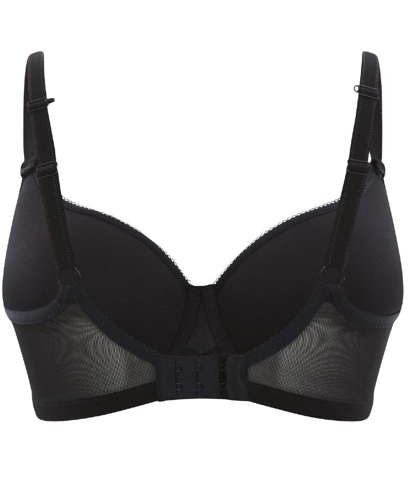 Panache Cari Moulded Spacer Underwired T-Shirt Bra - Black - Image 10