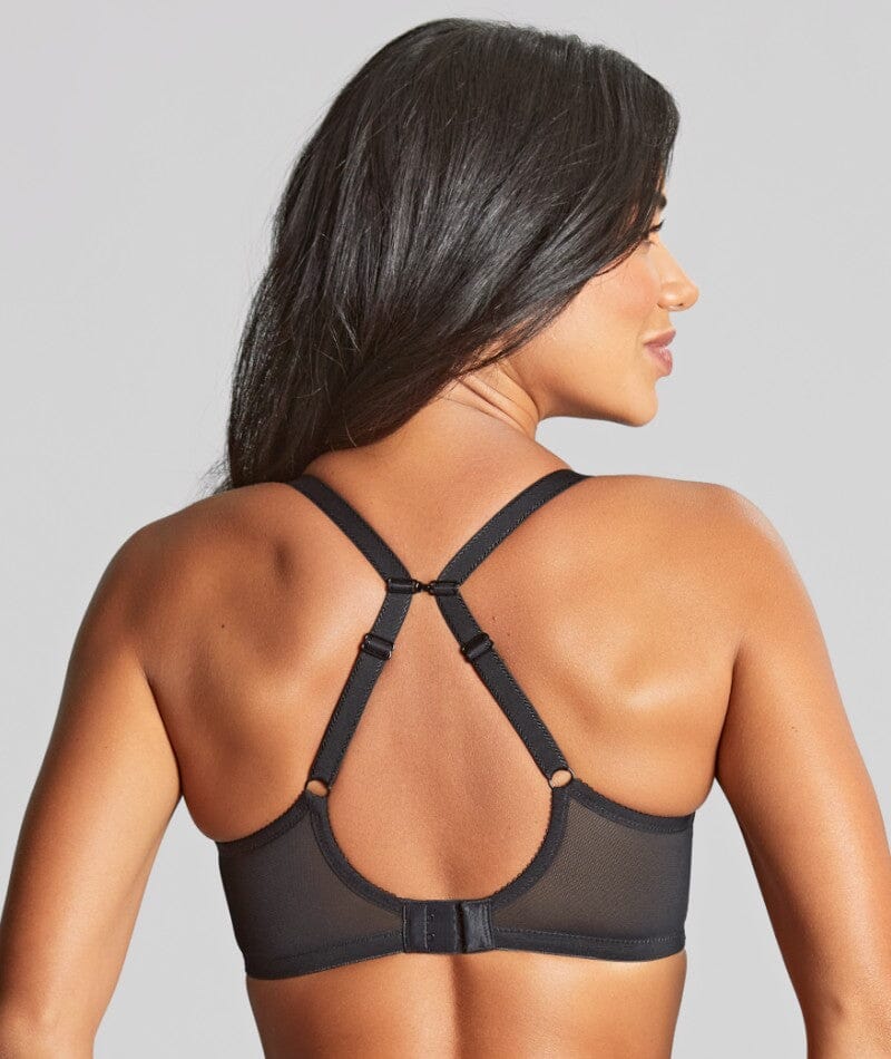 Panache Cari Moulded Spacer Underwired T-Shirt Bra - Black - Image 2
