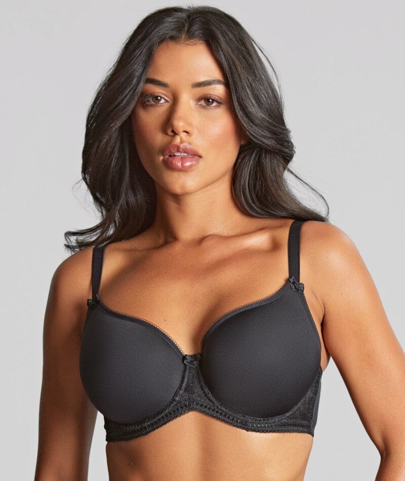 Panache Cari Moulded Spacer Underwired T-Shirt Bra - Black - Image 5