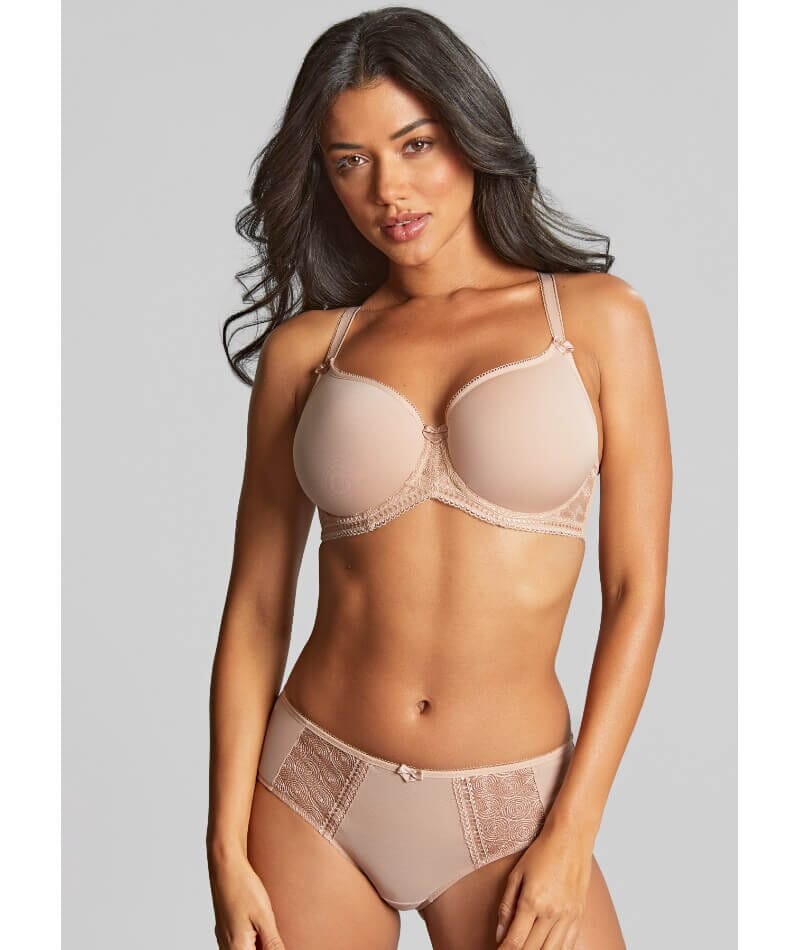 Panache Cari Moulded Spacer Underwired T-Shirt Bra - Champagne - Image 10
