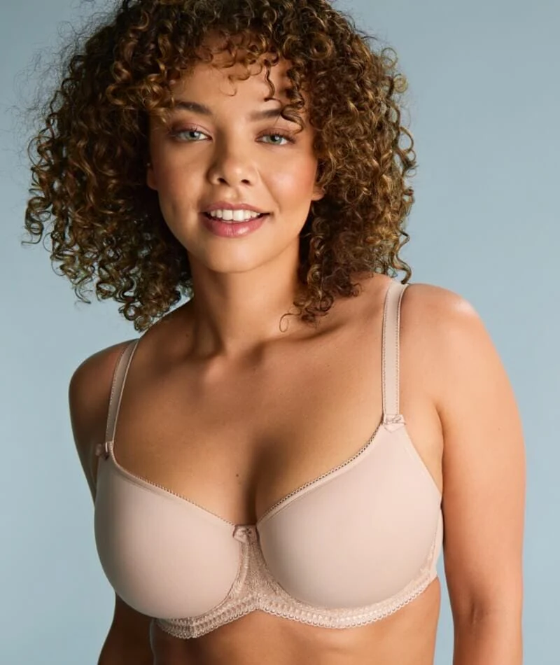 Panache Cari Moulded Spacer Underwired T-Shirt Bra - Champagne - Image 2