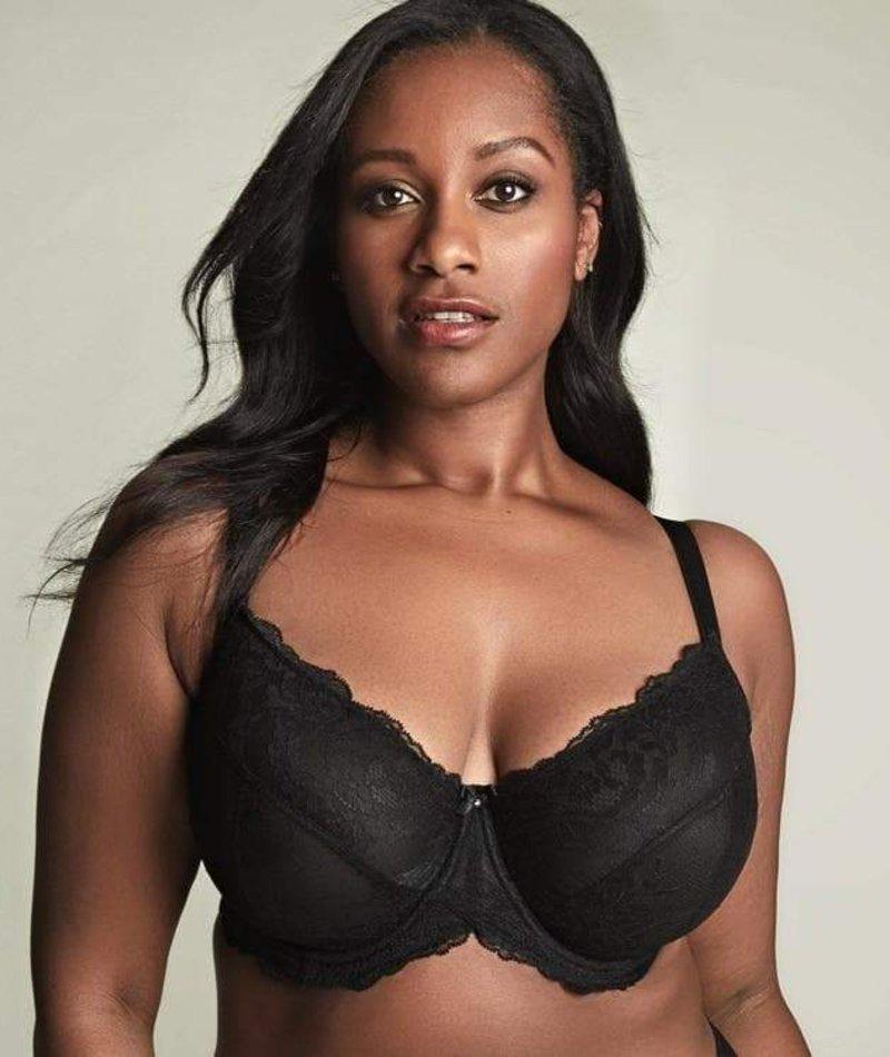 Panache Ana Underwired Plunge Bra - Black - Image 3
