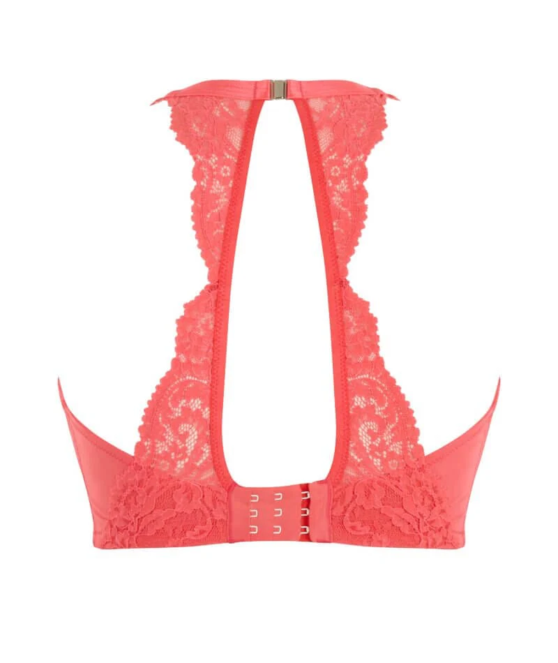 Panache Addison Non Padded Underwired Plunge Bra - Paradise Pink - Image 10