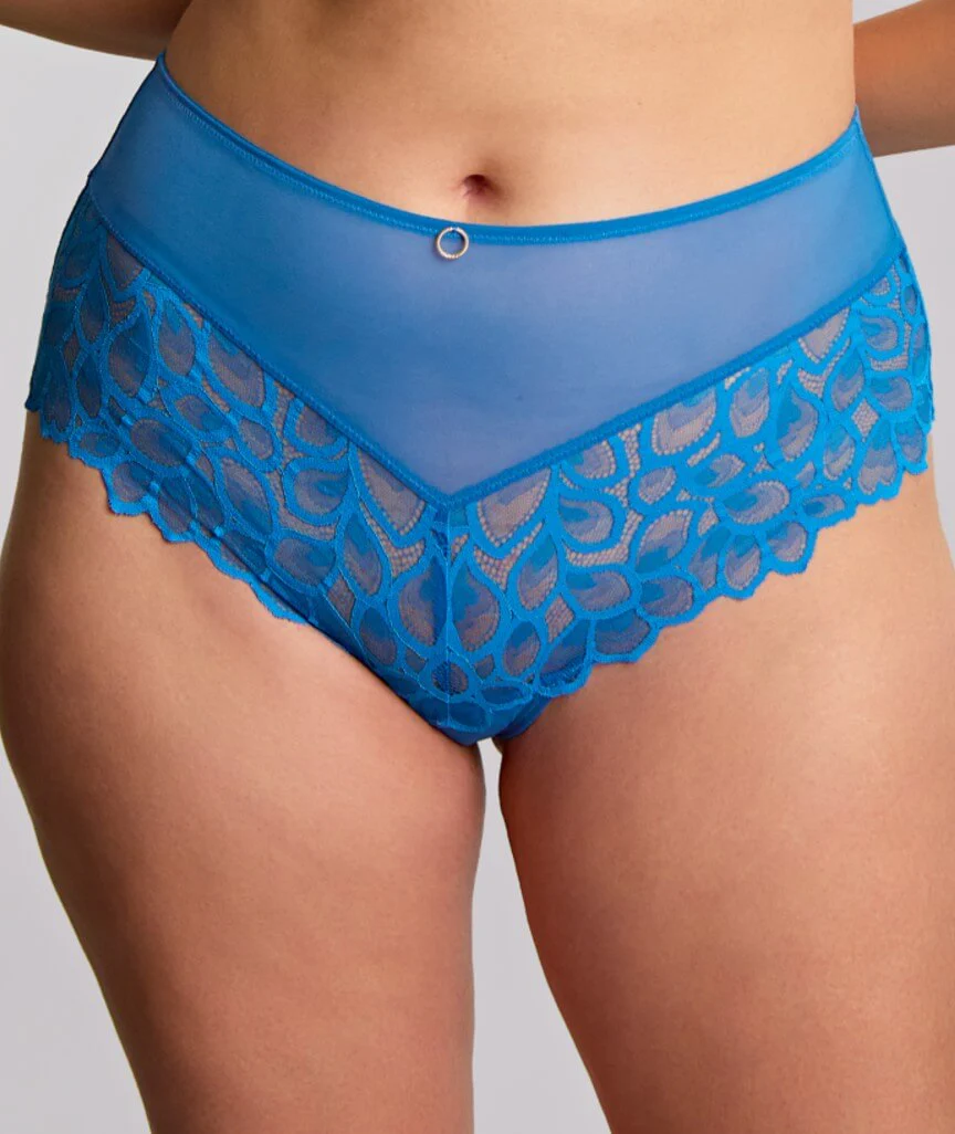 Panache Allure Deep Brief - Azure Blue - Image 3