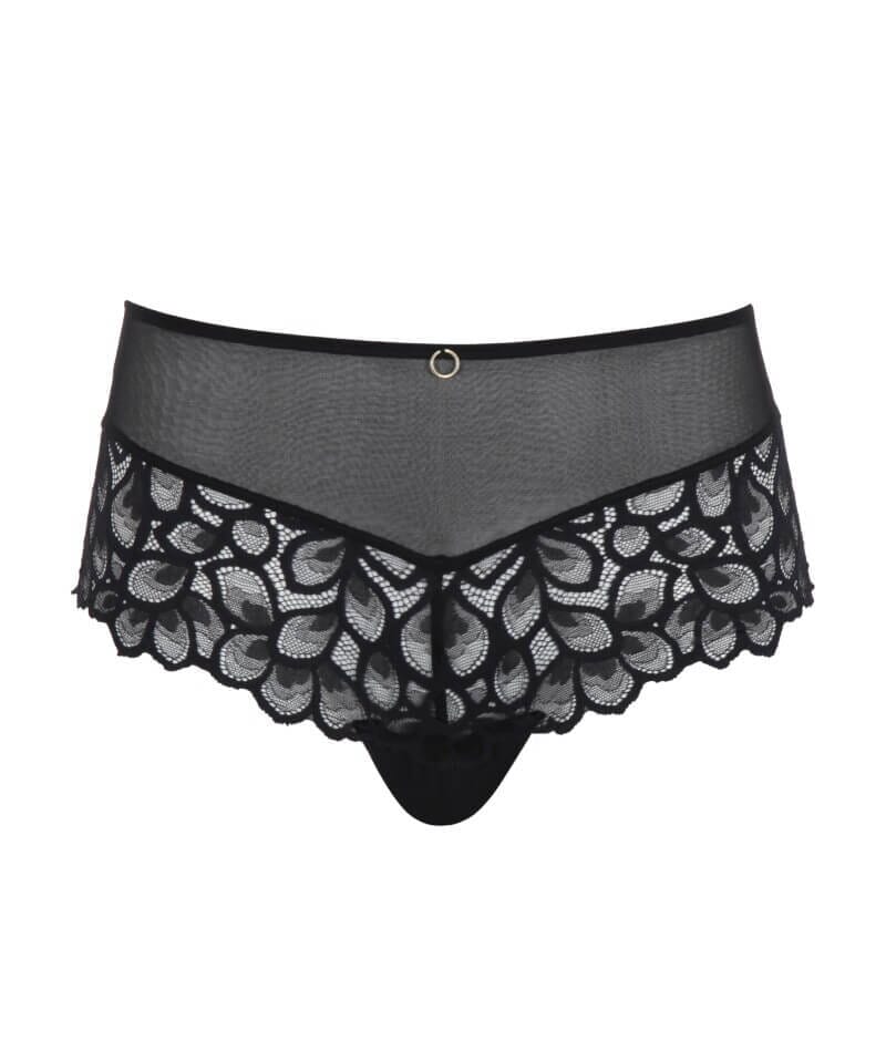 Panache Allure Deep Brief - Black / Latte - Image 5