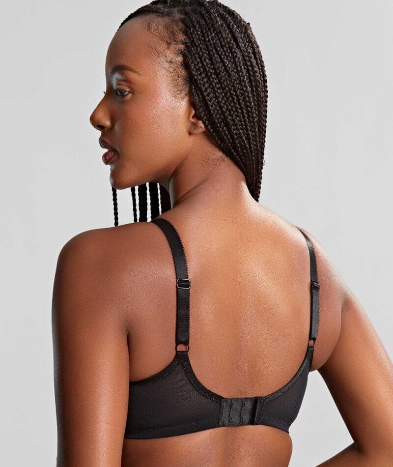 Panache Allure Underwired Demi Balcony Bra - Black / Latte - Image 4