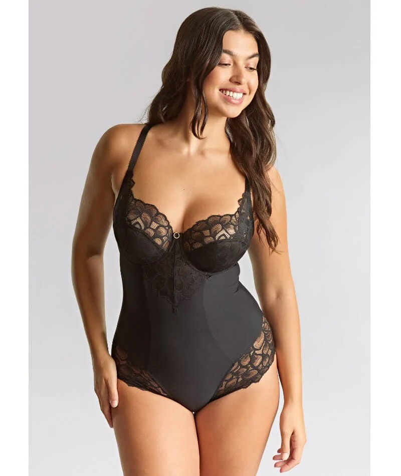 Panache Allure Underwired Full Cup Bodysuit - Black - Image 2