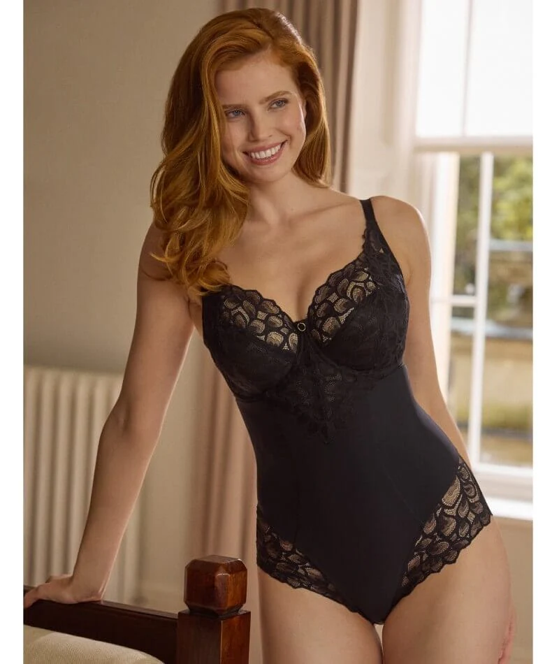 Panache Allure Underwired Full Cup Bodysuit - Black - Image 6
