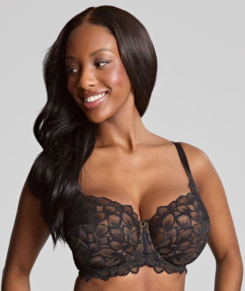 Panache Allure Underwired Full Cup Bra - Black/Latte - Image 13