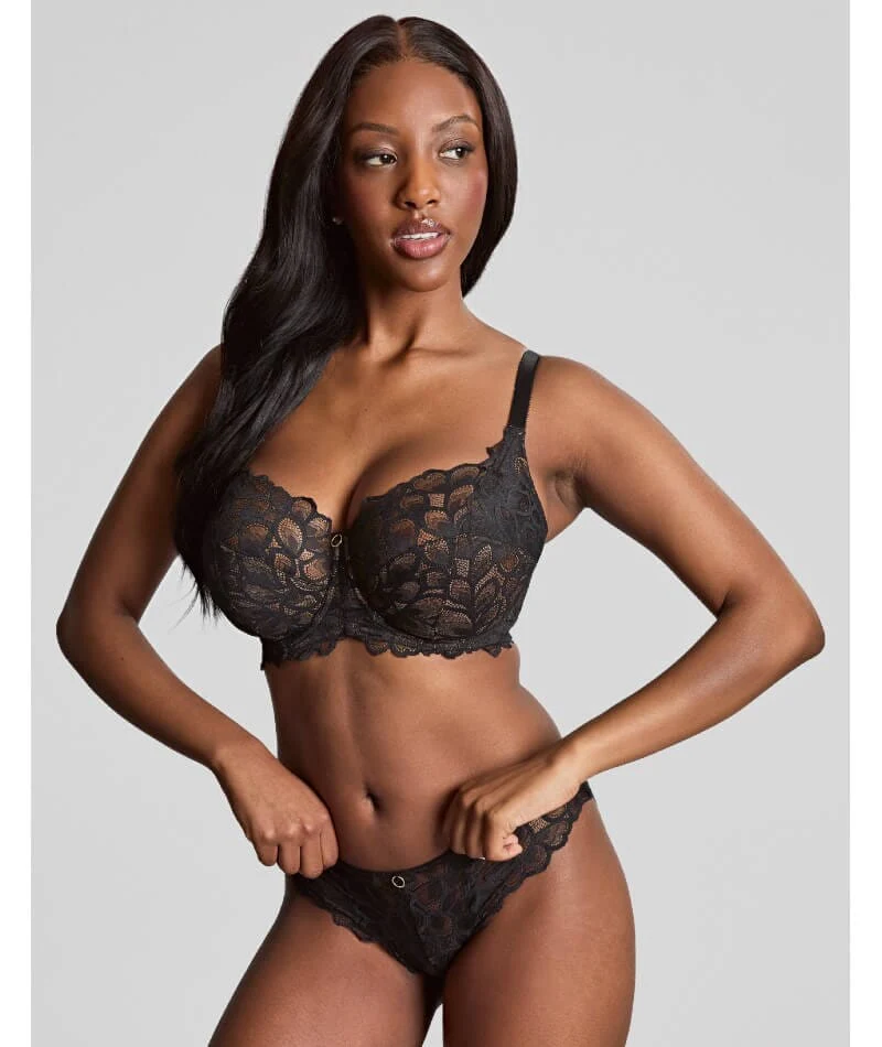 Panache Allure Underwired Full Cup Bra - Black/Latte - Image 16