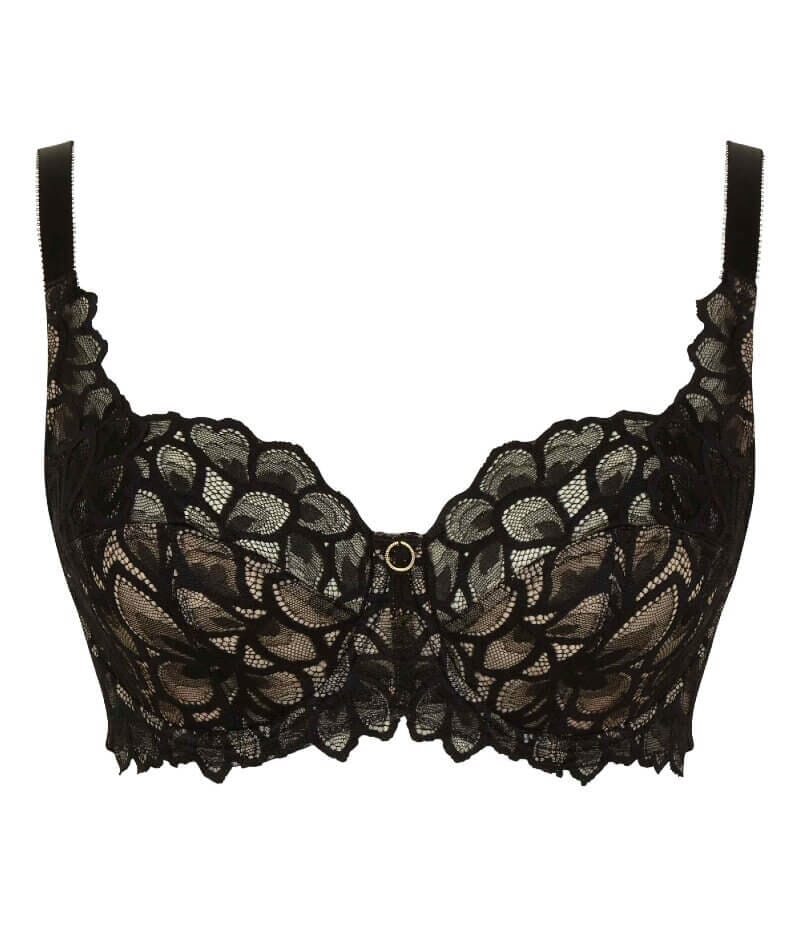 Panache Allure Underwired Full Cup Bra - Black/Latte - Image 19