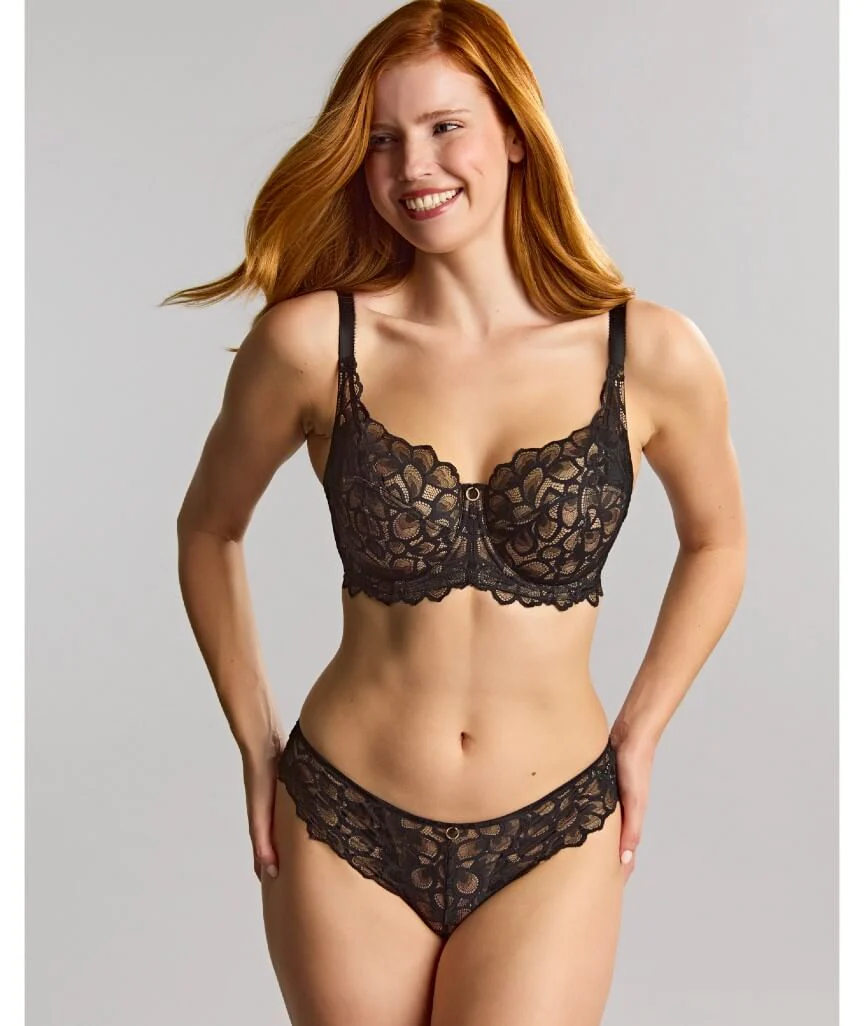 Panache Allure Underwired Full Cup Bra - Black/Latte - Image 3