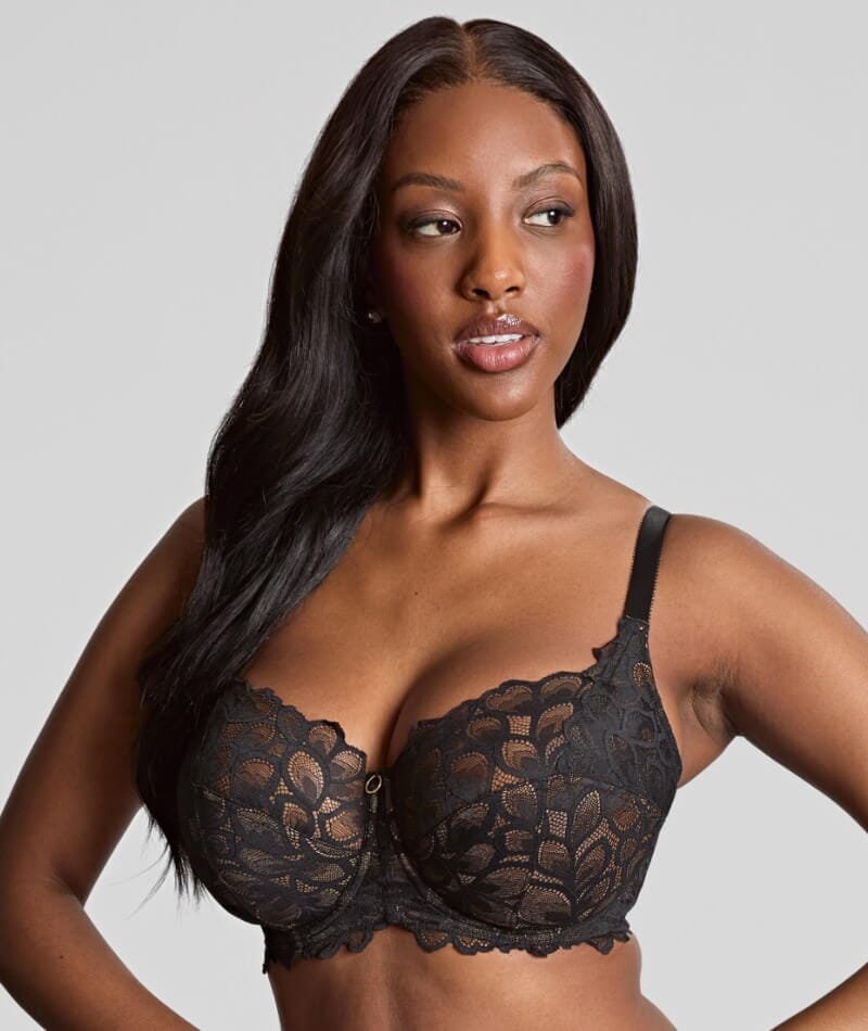 Panache Allure Underwired Full Cup Bra - Black/Latte - Image 8