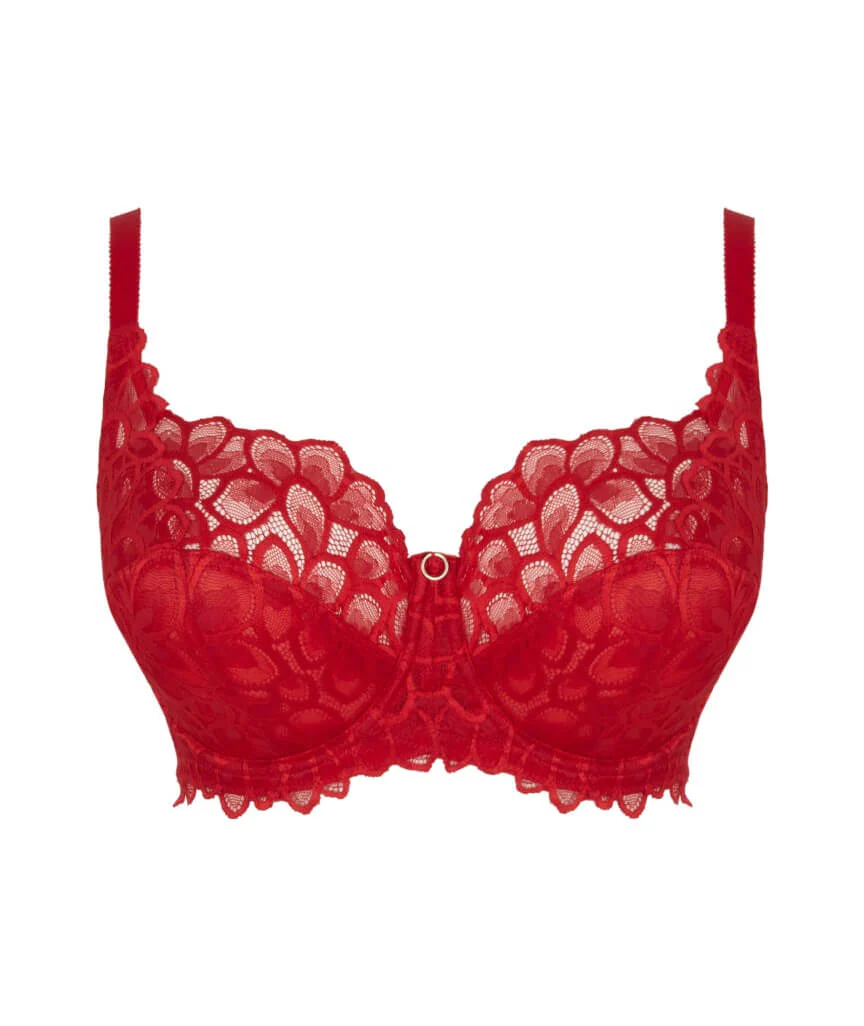 Panache Allure Underwired Full Cup Bra - True Red - Image 9