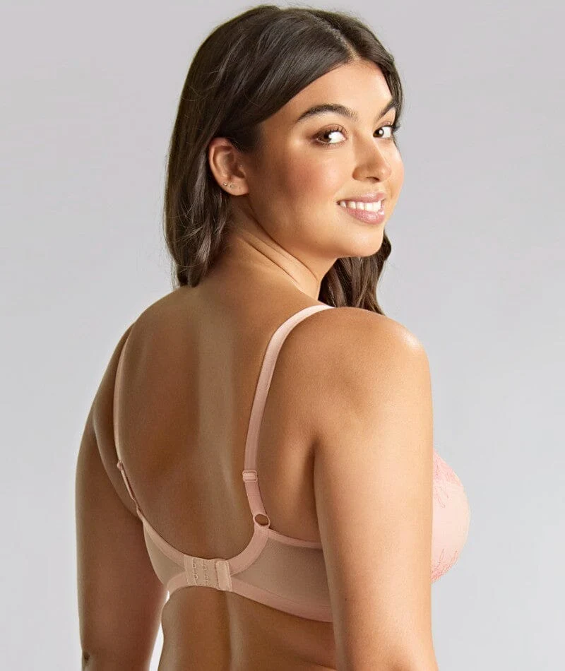 Panache Ana Underwired Plunge Bra - Pink - Image 4
