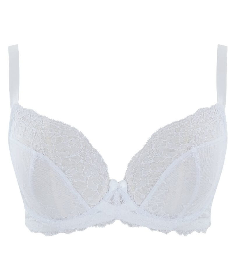 Panache Ana Underwired Plunge Bra - White - Image 15
