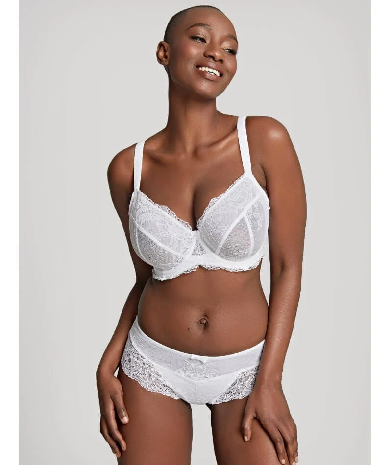Panache Ana Underwired Plunge Bra - White - Image 3