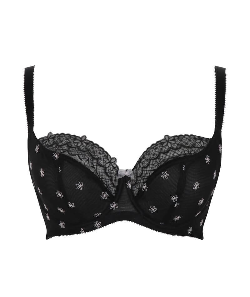 Panache Blossom Balconnet Bra - Black - Image 9