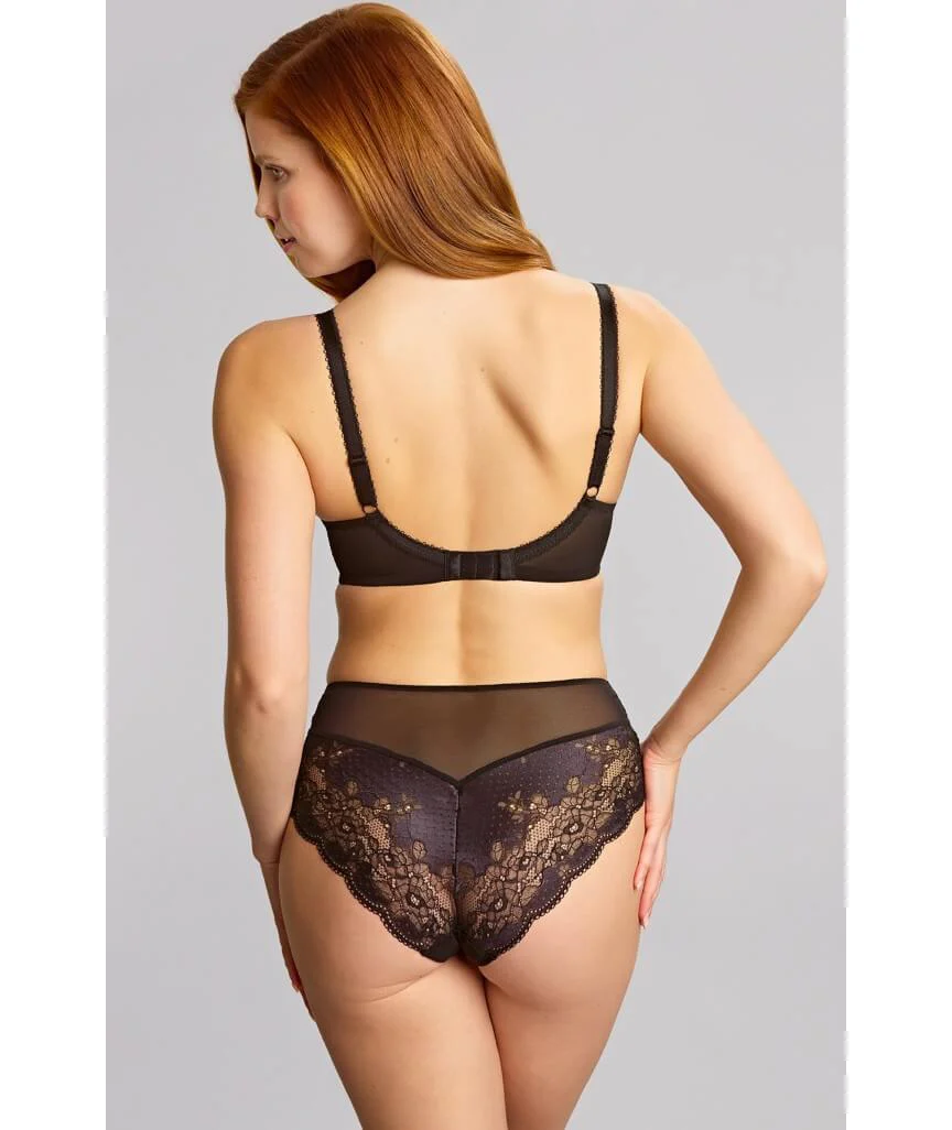 Panache Clara Deep Brief - Charcoal/Black - Image 5