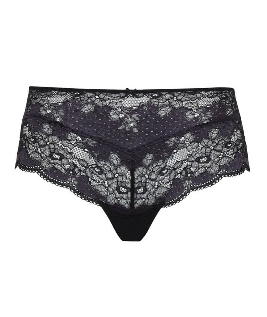 Panache Clara Deep Brief - Charcoal/Black - Image 6