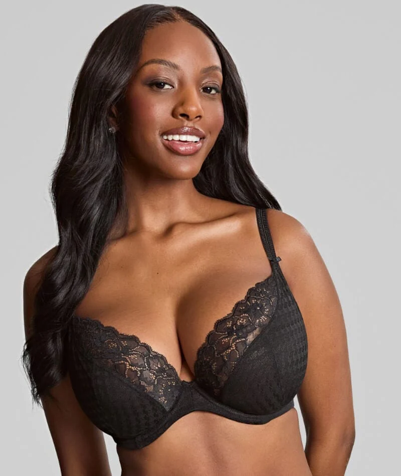 Panache Envy Plunge Underwire Bra - Black - Image 8