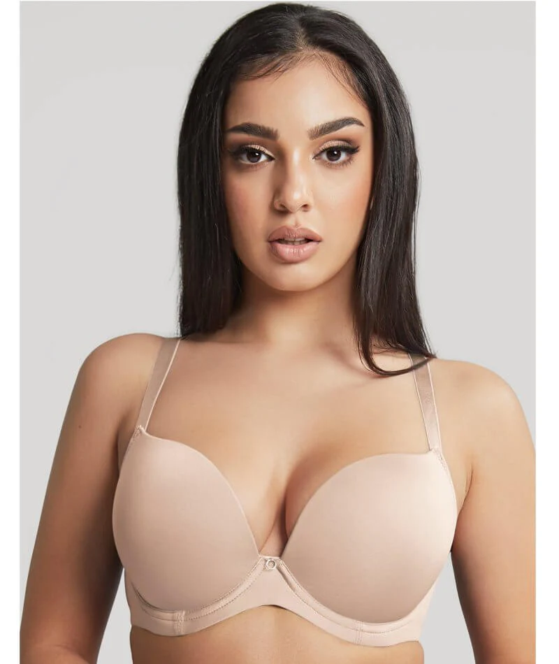 Panache Faith Moulded Plunge Bra - Latte - Image 2
