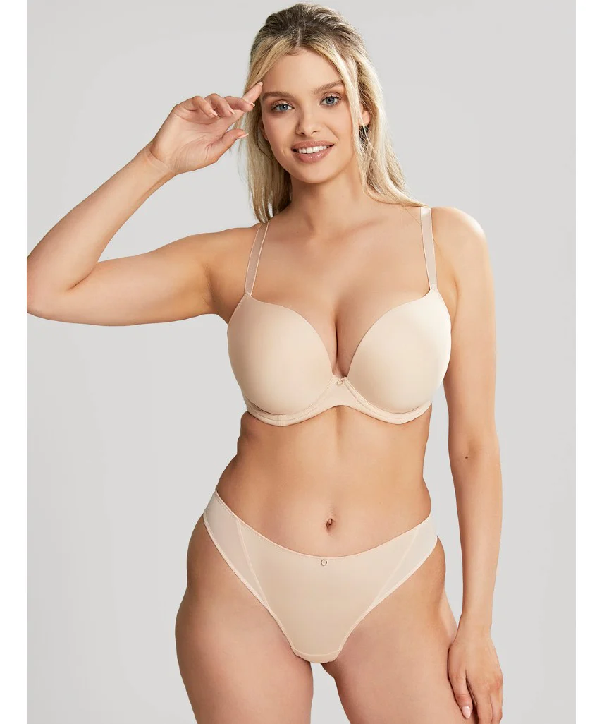 Panache Faith Moulded Plunge Bra - Latte - Image 4