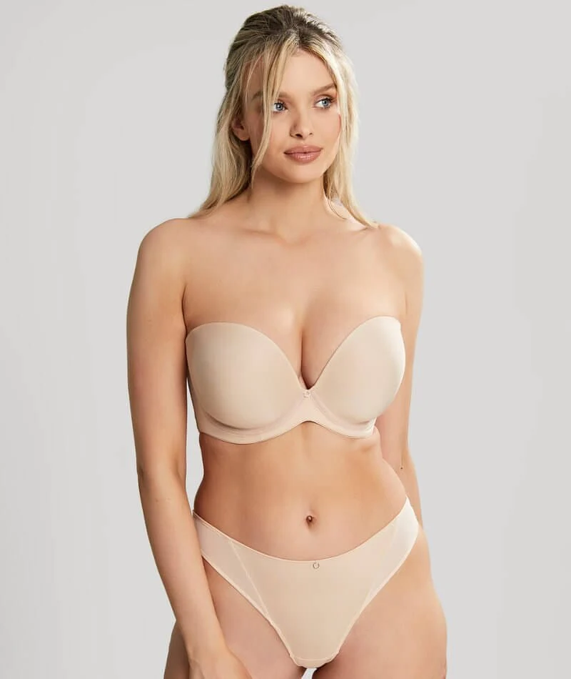 Panache Faith Moulded Strapless Bra - Latte - Image 13
