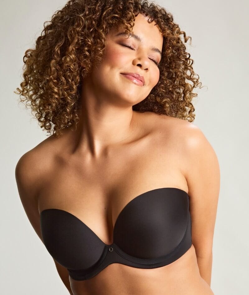 Panache Faith Moulded Strapless Bra - Noir - Image 2