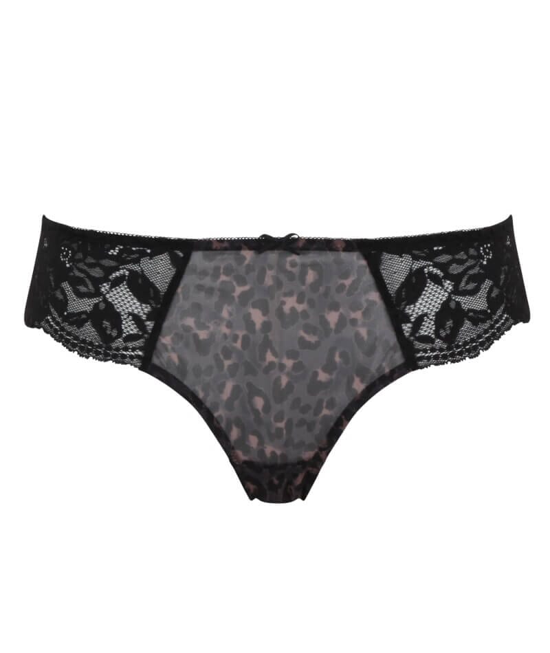 Panache Nina Brazilian Brief - Black Leopard - Image 5