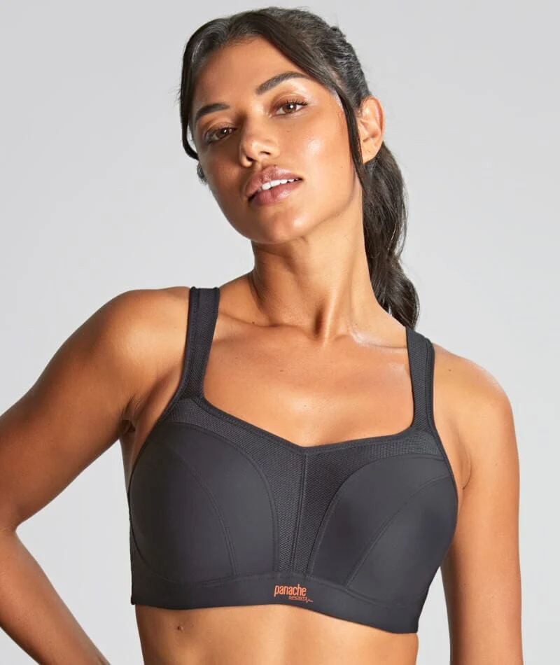 Panache Sport Power Underwired Sports Bra - Black - Image 7