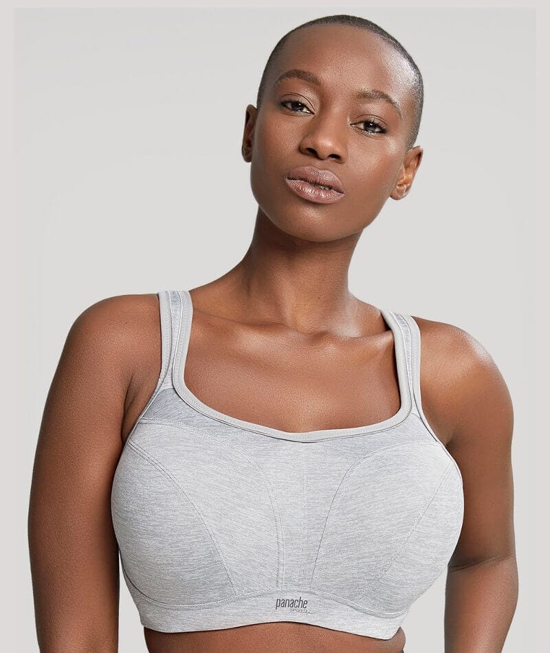 Panache Sport Power Underwired Sports Bra - Grey Marl - Image 10