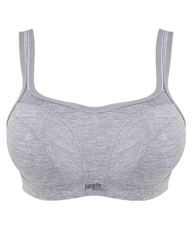 Panache Sport Power Underwired Sports Bra - Grey Marl - Image 13