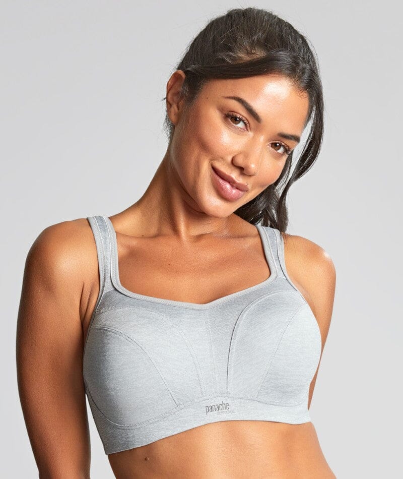 Panache Sport Power Underwired Sports Bra - Grey Marl - Image 3