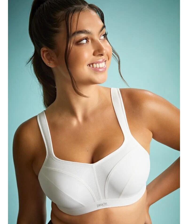 Panache Sport Power Underwired Sports Bra - White - Image 12