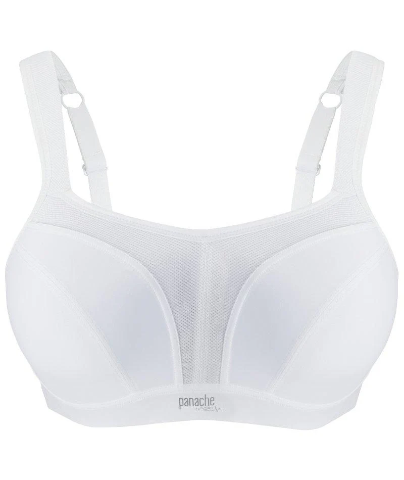 Panache Sport Power Underwired Sports Bra - White - Image 15