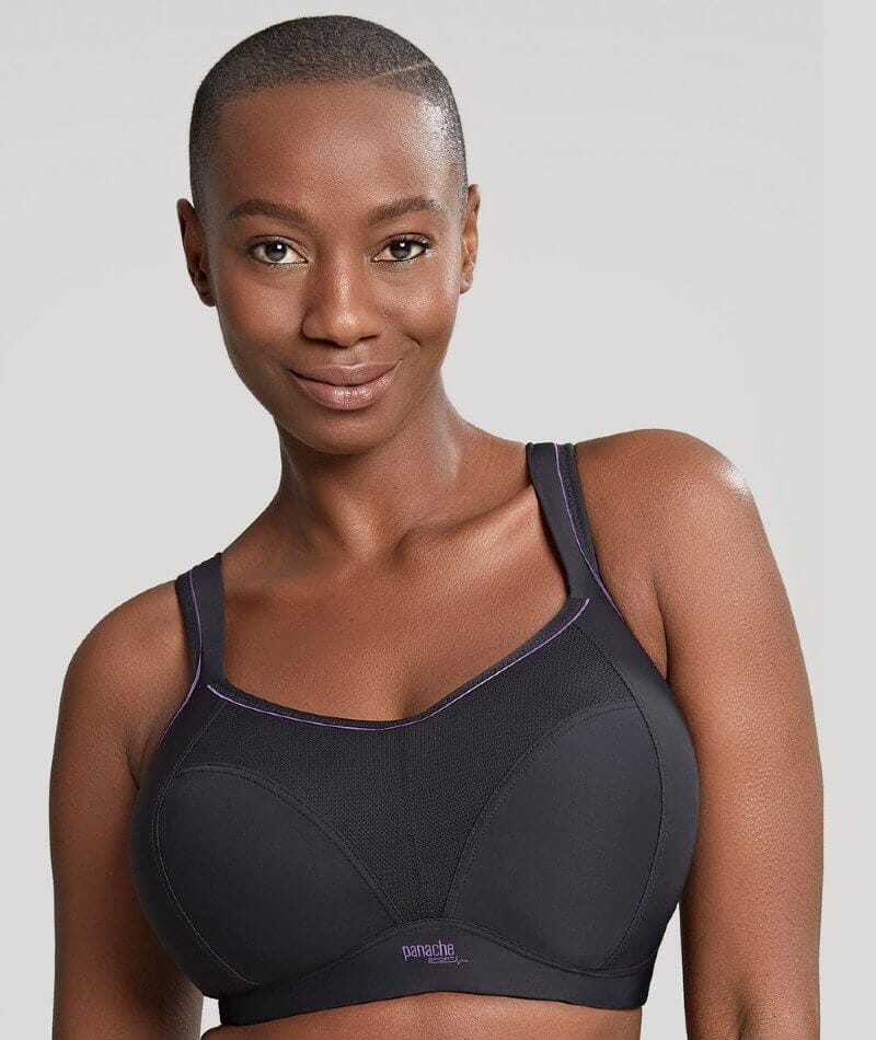 Panache Sport Boundless Wire-free Sports Bra- Black - Image 7