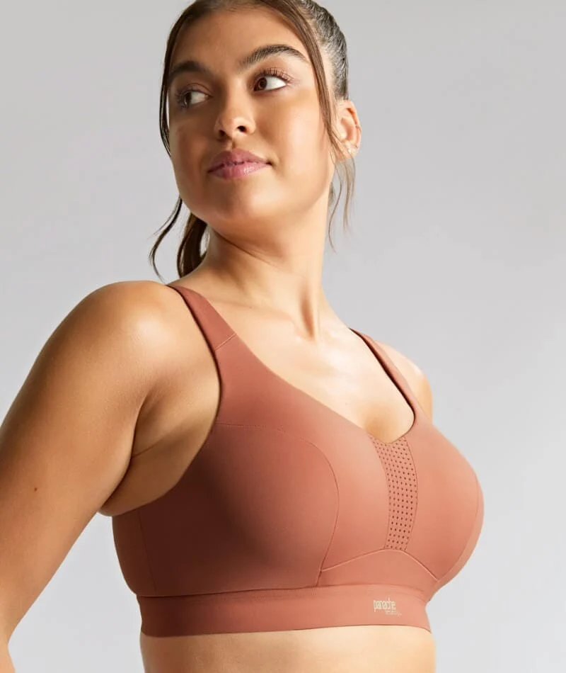 Panache Sport Endurance Ultra Perform Non Padded Underwire Sports Bra -  Sienna Rose - Image 4