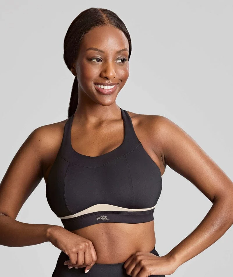 Panache Sport Freedom Wire-free Sports Bra- Black Chalk - Image 3