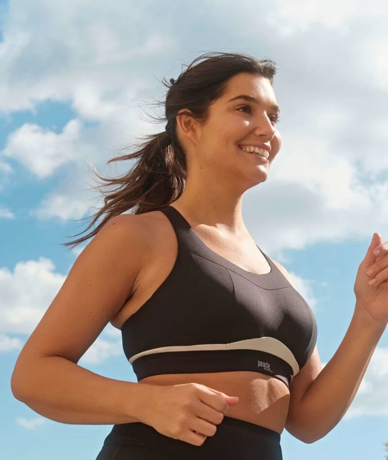 Panache Sport Freedom Wire-free Sports Bra- Black Chalk - Image 8